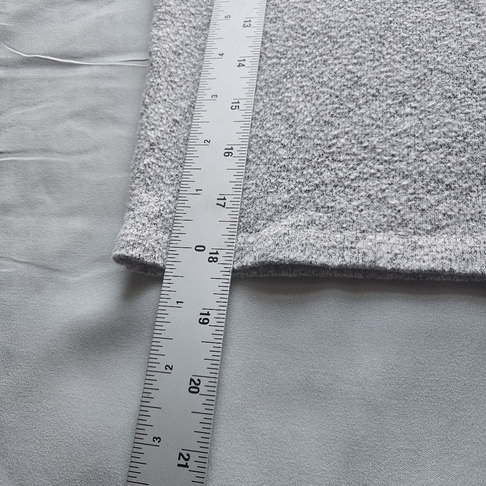 Zara Gray Heathered Crop Top Sweater - Picture 8 of 8